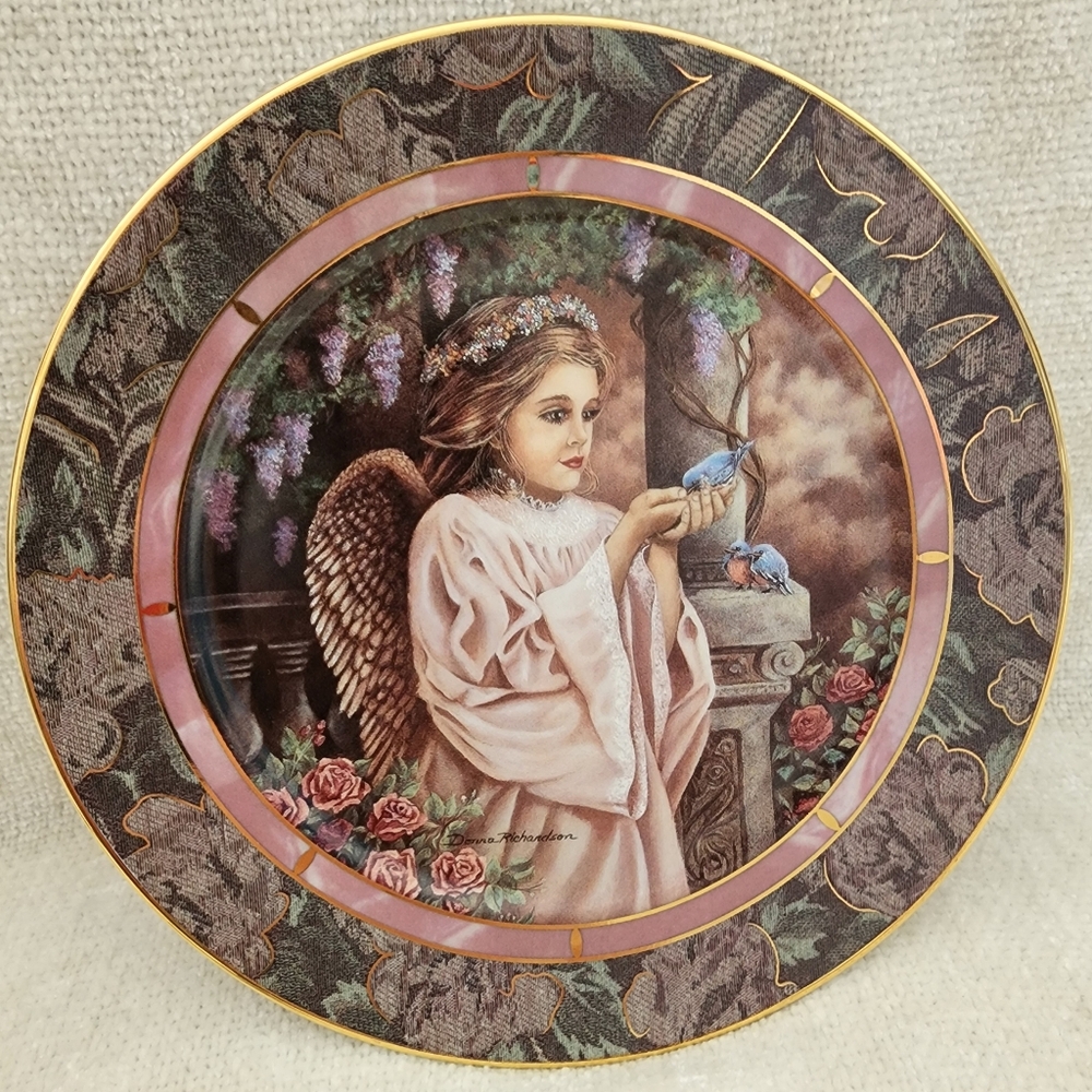 Bradford Exchange 1993 “Charity” Garden Of Innocence Collectors Plate